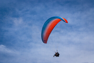 Paragliders in the state of Minas Gerais, Brazil