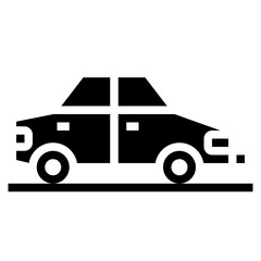 car glyph icon