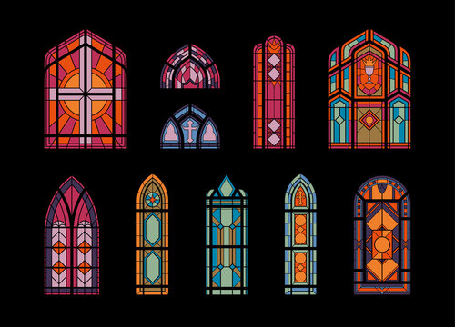 Church Windows Mosaic Set
