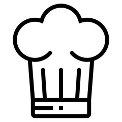 chef line icon