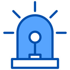 alarm blue style icon