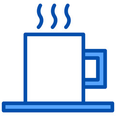 mug blue style icon