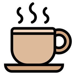 coffee line icon