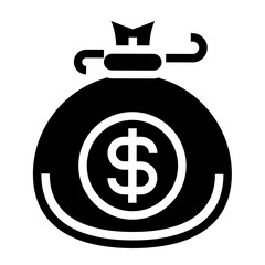 money glyph icon