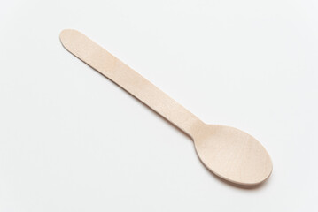 使い捨てのスプーン　木製