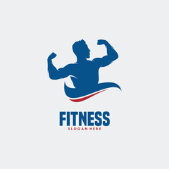 Fitness sport gym Logo design