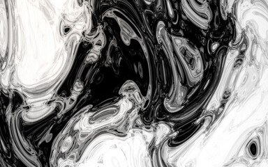 Flowing wave pattern, Chinese ink painting style, 3d rendering.