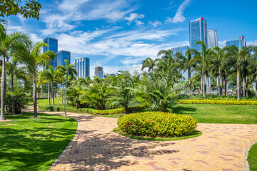 Fototapeta premium Qianhai Stone Park, Shenzhen, China
