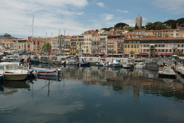 cannes, francia, barcos, mar, costa