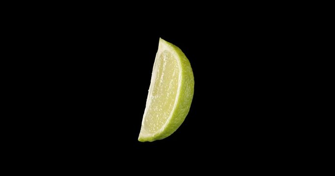 Lime green rotation alpha channel. Fruit