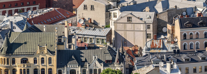 Fototapeta premium Riga rooftops