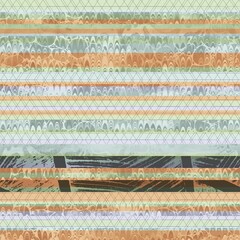 Seamless hip vogue random trendy stripe pattern print. High quality illustration. Detailed patterned strips of color. Luxury fashion or interior design print for surface design. Intricate posh style.