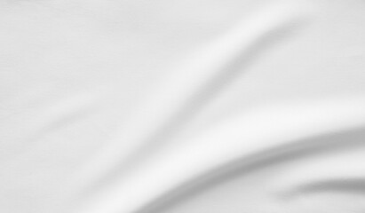 White fabric smooth texture surface background