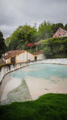 The landscape of Sao Miguel Island in the Azores