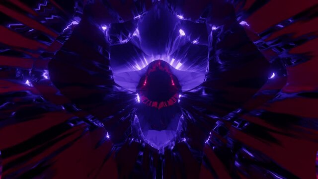Energy tunnel. Abstract portal. Colorful swirl.