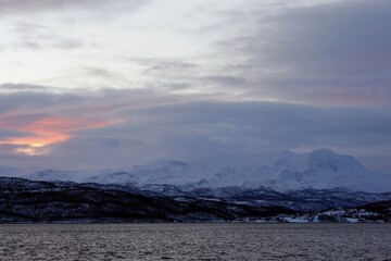 Norwegen Polarkreis im Winter