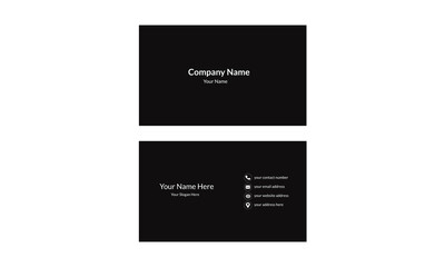 Naklejka na ściany i meble Modern stylish business card design template