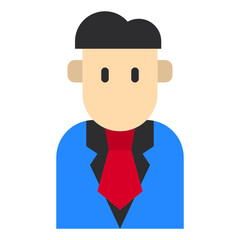 employee flat icon
