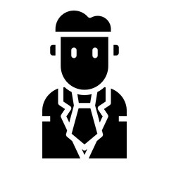 employee glyph icon