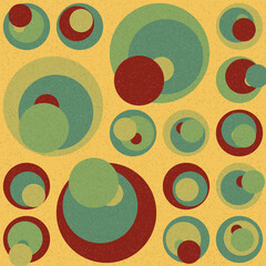 Abstract Geometric Pattern generative computational art illustration