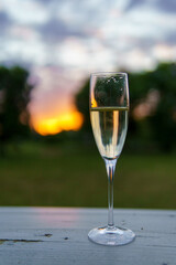 Glass of champagne
