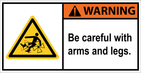 Please be careful Rotating propellers crush the limbs.Warning Sign
