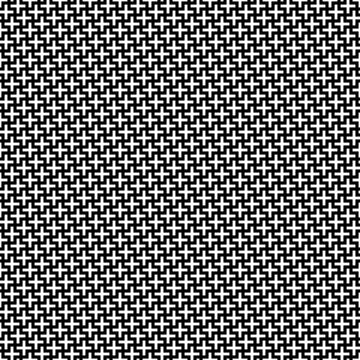 black white geometric interlocking shapes seamless pattern