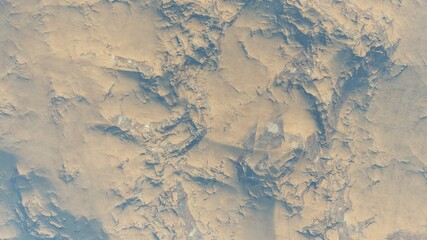 abstract cosmic texture, beautiful alien planet in far space, detailed planet surface, abstract aerial view, abstract texture, science fiction, cosmic landscape