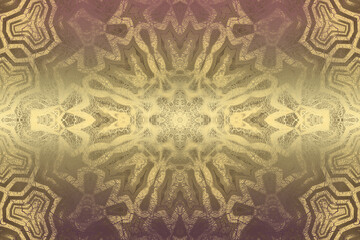 Golden Abstract  decorative paper texture  background  for  artwork  - Illustration