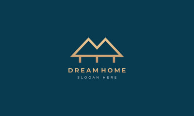 Home logo design. real estate house vector template.