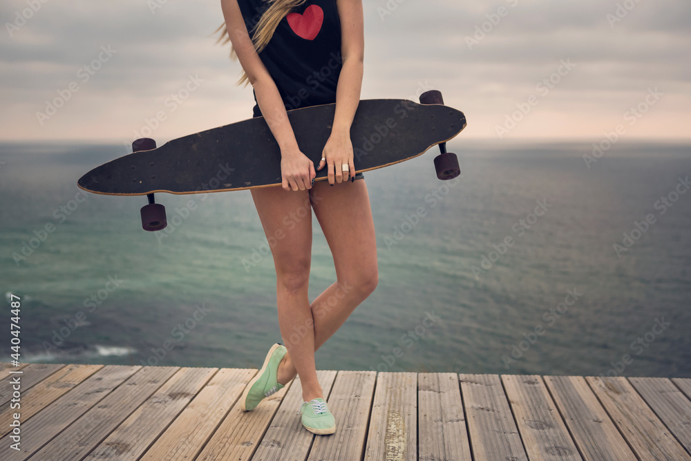 Canvas Prints skater girl