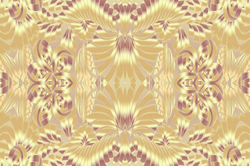 Golden Abstract  decorative paper texture  background  for  artwork  - Illustration