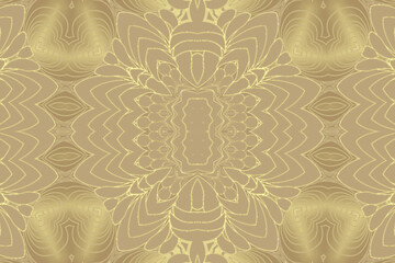 Golden Abstract  decorative paper texture  background  for  artwork  - Illustration