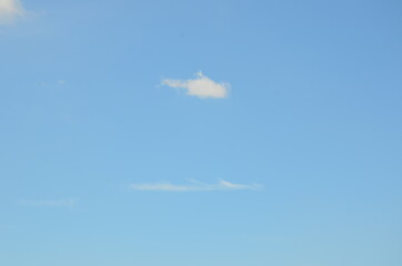 airplane of cloud flying in the sky