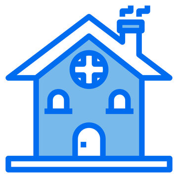 Home Blue Line Icon