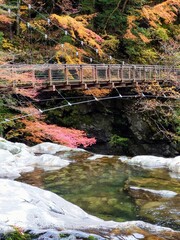 waterfall in the mountains