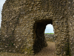 Fototapeta premium historic 11th century ruins of Ludgershall Castle, English Heritage, Wiltshire UK
