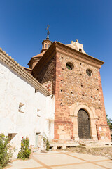 Fototapeta premium Virgin of los Olmos hermitage next to Tornos, province of Teruel, Aragon, Spain