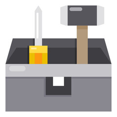 screwdriver flat icon