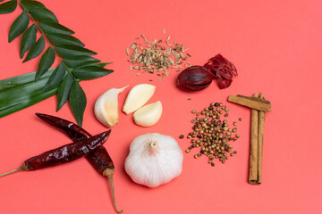 An assortment of Asian Culinary Spices.