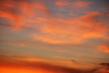 Sunset sky background