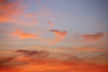 Sunset sky background