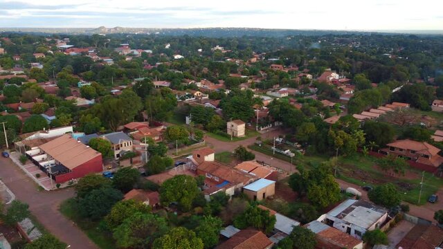 Hovering above the nemby asuncion paraguay 