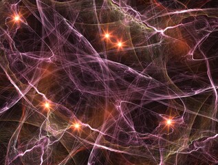 Imaginatory fractal background generated Image