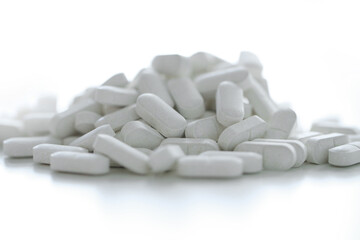 Various pills on the table
Pharmaceutical. Pills on the table
