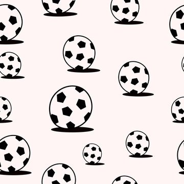 Soccer ball pattern . Vector Football ball pattern