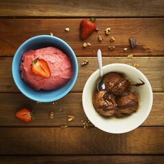 dessert ice cream chocolate