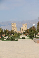 シャフリサーブスのアクサライ宮殿跡