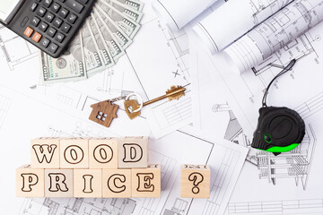wood price, tree price increase, turnkey wood, drawings, calculator, roulette