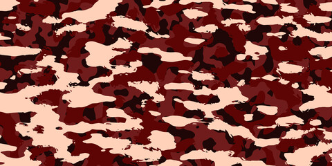 Camouflage Red Pattern